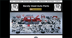 Desktop Screenshot of barelyusedautoparts.net